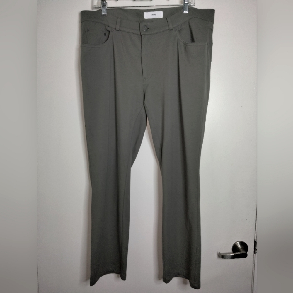 Brax Feel Good (Size 40/34) Men's Gray Stretch Hi-Flex Chuck Modern Fit Pants